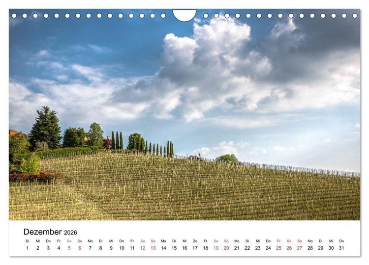 Produktbild: Piemont - bellissimo 2026 (Wandkalender 2026 DIN A4 quer), CALVENDO Monatskalender