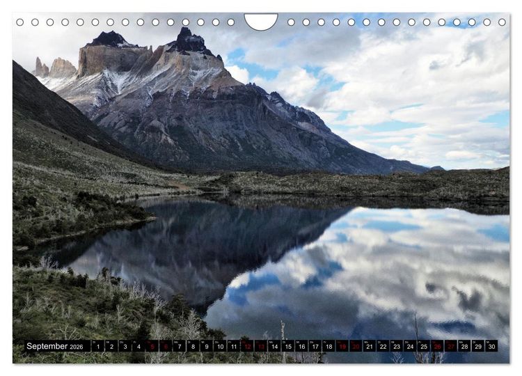 Produktbild: Patagonien mit Feuerland (Wandkalender 2026 DIN A4 quer), CALVENDO Monatskalender