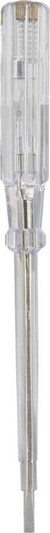 Produktbild: TOOLCRAFT Phasenpr&uuml;fer Klingenbreite=4 mm Klingenl&auml;nge=100 mm Spannung (Bereich)=100 - 250 V/AC