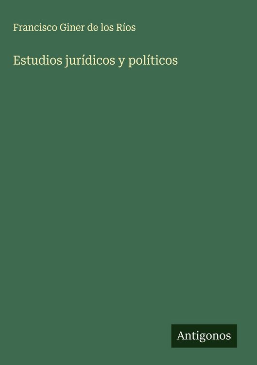 Produktbild: Estudios jur&iacute;dicos y pol&iacute;ticos