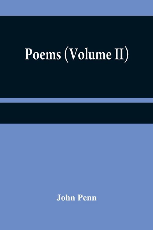 Produktbild: Poems (Volume II)