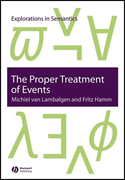Produktbild: The Proper Treatment of Events