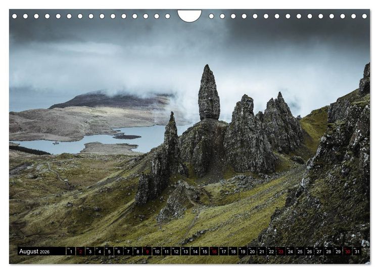 Produktbild: Isle of Skye - so sch&ouml;n kann schlechtes Wetter sein (Wandkalender 2026 DIN A4 quer), CALVENDO Monatskalender