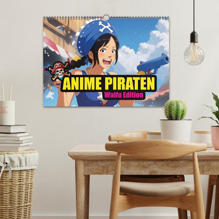 Produktbild: Anime Piraten - Waifu Edition (Wandkalender 2026 DIN A3 quer), CALVENDO Monatskalender