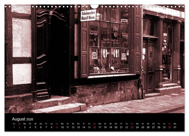 Produktbild: Hildesheimer Schaufenster um 1900 (Wandkalender 2026 DIN A3 quer), CALVENDO Monatskalender
