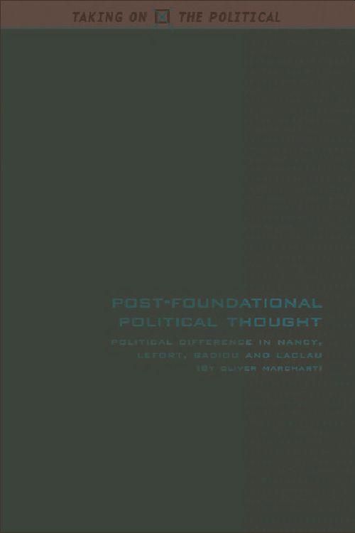 Produktbild: Post-Foundational Political Thought