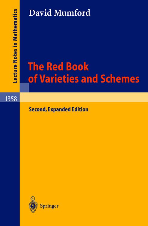 Produktbild: The Red Book of Varieties and Schemes