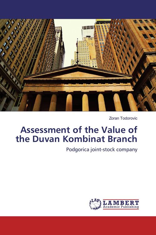 Produktbild: Assessment of the Value of the Duvan Kombinat Branch