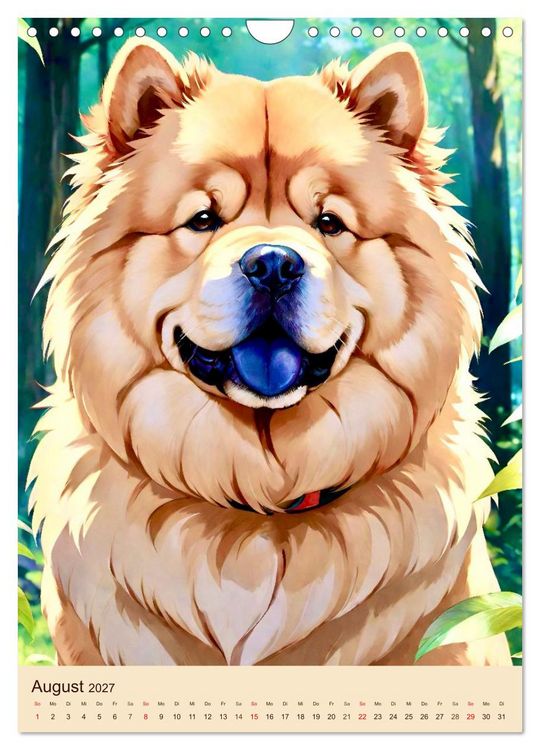 Produktbild: Der Chow Chow (Wandkalender 2027 DIN A4 hoch), CALVENDO Monatskalender