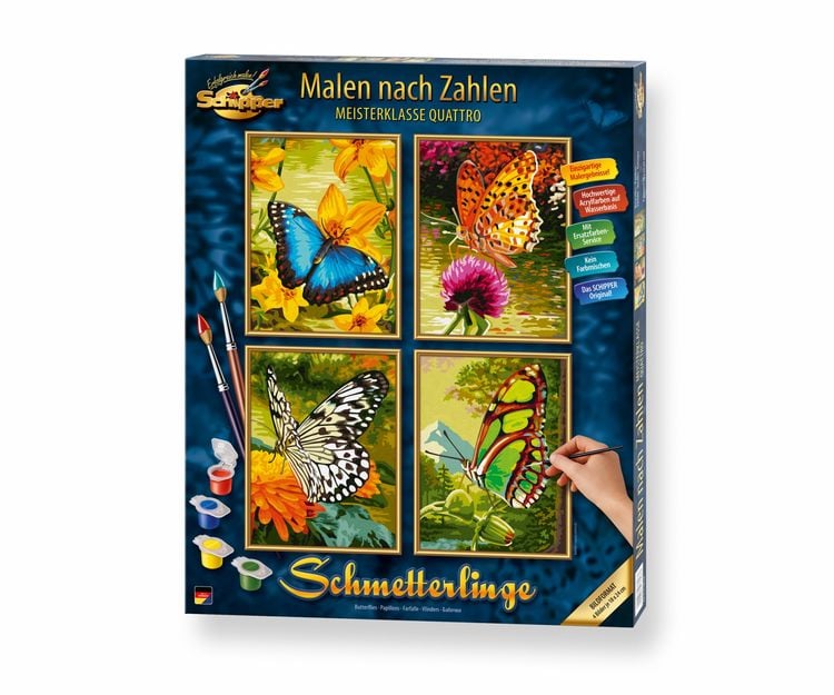 Produktbild: Schipper Malen nach Zahlen: Schmetterlinge