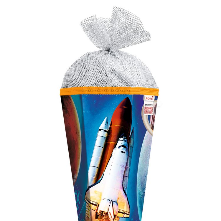 Produktbild: Motivschult&uuml;te, Weltraum, 85cm, Silbert&uuml;ll