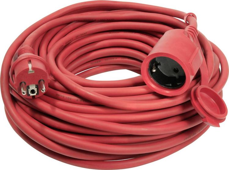 Produktbild: AS Schwabe 60210 Strom Verl&auml;ngerungskabel 16A Rot 10.00m H05RR-F 3G 1,5mm&sup2;