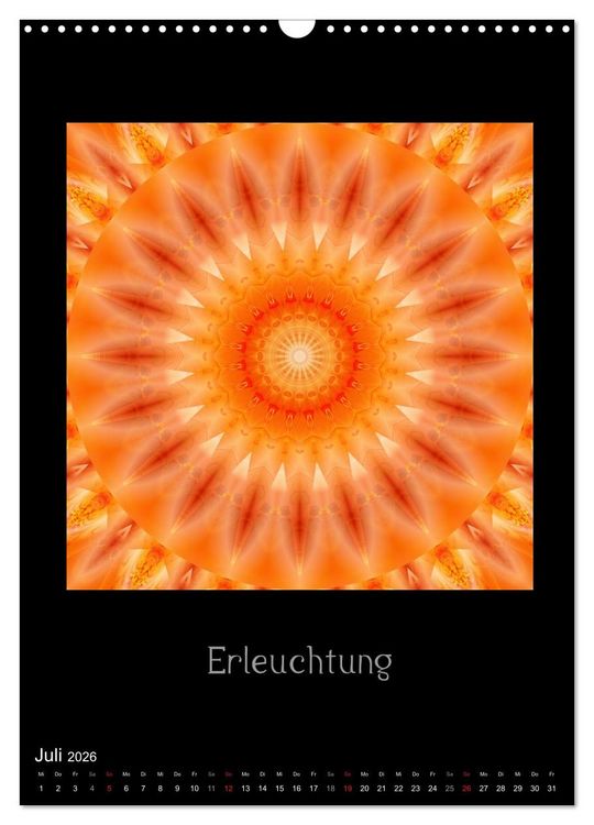 Produktbild: Mandalas - Spiegel der Seele (Wandkalender 2026 DIN A3 hoch), CALVENDO Monatskalender