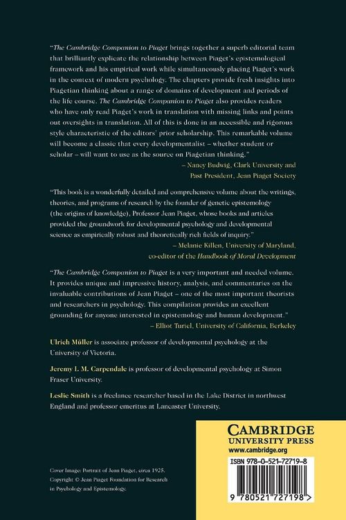 Produktbild: The Cambridge Companion to Piaget