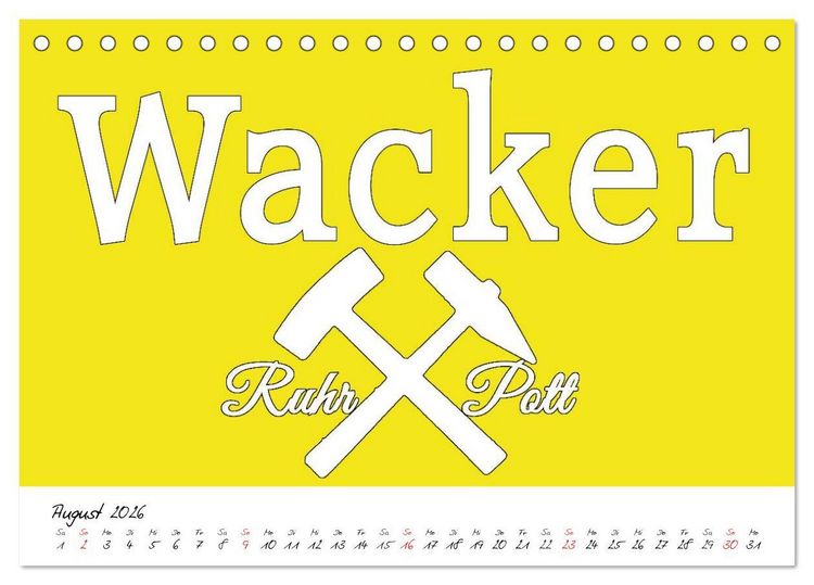 Produktbild: Ruhrpott Vokabeln (Tischkalender 2026 DIN A5 quer), CALVENDO Monatskalender