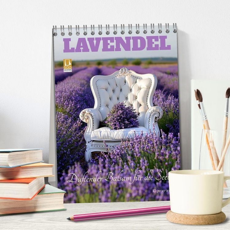 Produktbild: Lavendel (Tischkalender 2026 DIN A5 hoch), CALVENDO Monatskalender