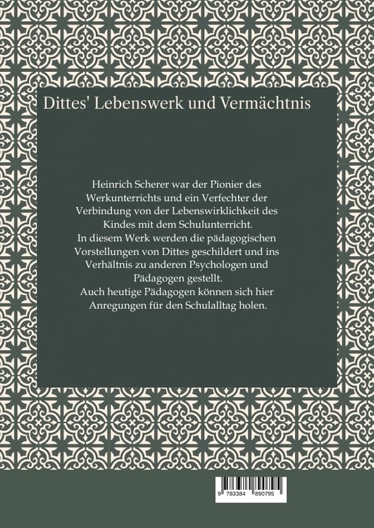 Produktbild: Dittes' Lebenswerk und Verm&auml;chtnis