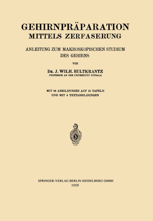 Produktbild: Gehirnpr&auml;paration Mittels Zerfaserung