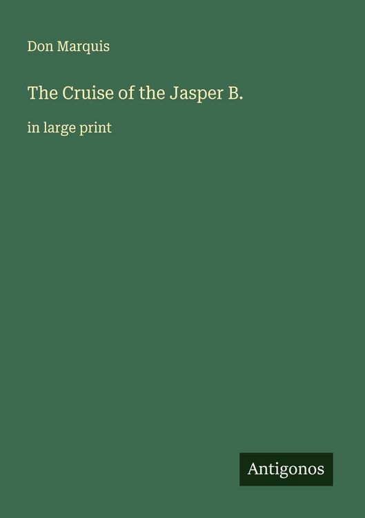 Produktbild: The Cruise of the Jasper B.