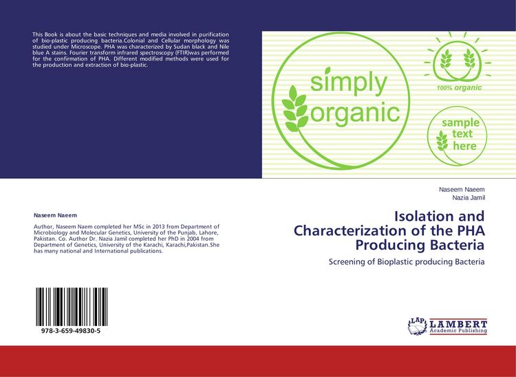 Produktbild: Isolation and Characterization of the PHA Producing Bacteria