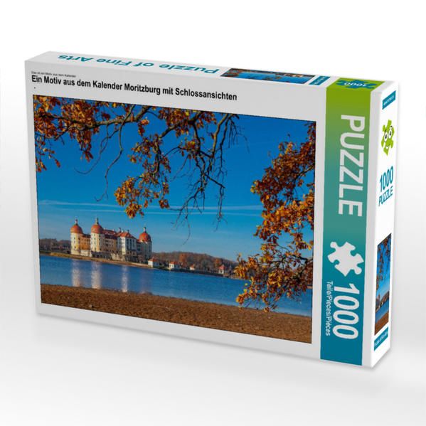 Produktbild: CALVENDO Puzzle Ein Motiv aus dem Kalender Moritzburg mit Schlossansichten | 1000 Teile Lege-Gr&ouml;&szlig;e 64x48cm Foto-Puzzle f&uuml;r gl&uuml;ckliche Stunden