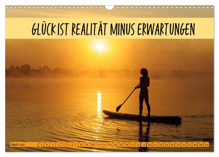 Produktbild: Quellen des Gl&uuml;cks (Wandkalender 2026 DIN A3 quer), CALVENDO Monatskalender