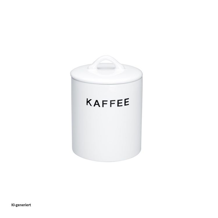 Produktbild: neuetischkultur Vorratsdose Steingut Wei&szlig; Kaffee Vorratsdose Steingut Wei&szlig; Kaffee