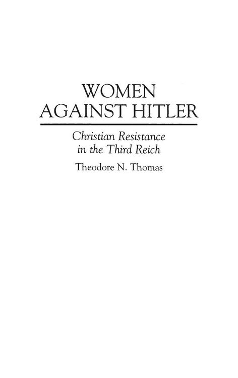 Produktbild: Women Against Hitler