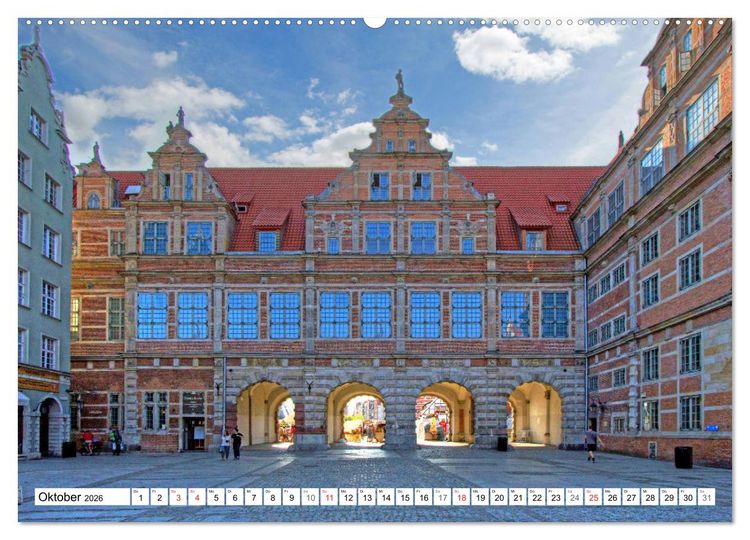 Produktbild: Danzig - Eine historische Sch&ouml;nheit (hochwertiger Premium Wandkalender 2026 DIN A2 quer), Kunstdruck in Hochglanz