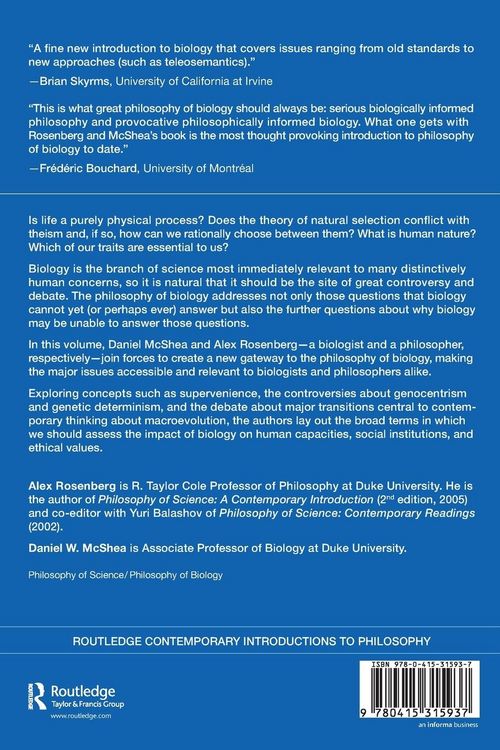 Produktbild: Philosophy of Biology