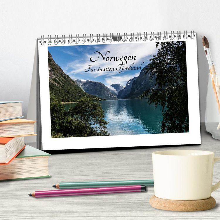 Produktbild: Norwegen - Faszination Fjordland (Tischkalender 2026 DIN A5 quer), CALVENDO Monatskalender