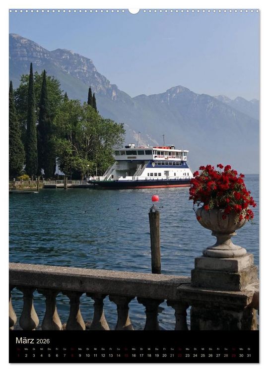 Produktbild: Am Gardasee (Wandkalender 2026 DIN A2 hoch), CALVENDO Monatskalender