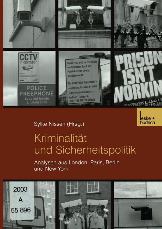 Produktbild: Kriminalit&auml;t und Sicherheitspolitik