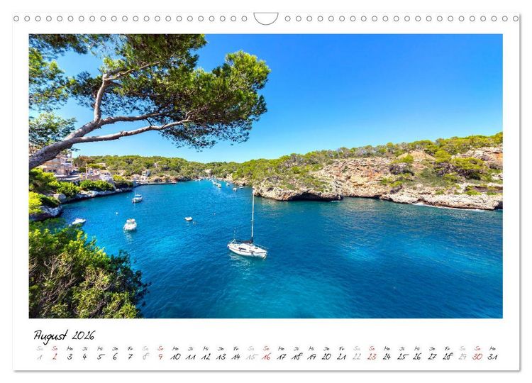 Produktbild: MALLORCA, Meine Balearische Insel (Wandkalender 2026 DIN A3 quer), CALVENDO Monatskalender