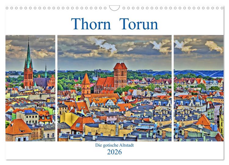 Produktbild: Thorn Torun - Die gotische Altstadt (Wandkalender 2026 DIN A3 quer), CALVENDO Monatskalender