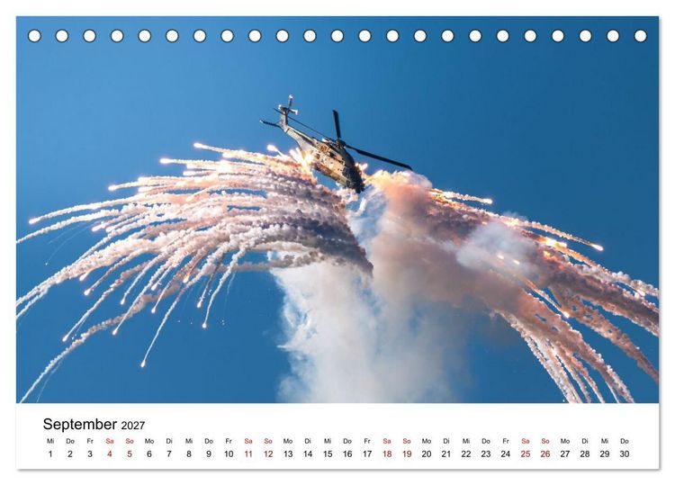 Produktbild: Milit&auml;rflieger (Tischkalender 2027 DIN A5 quer), CALVENDO Monatskalender