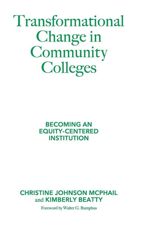 Produktbild: Transformational Change in Community Colleges
