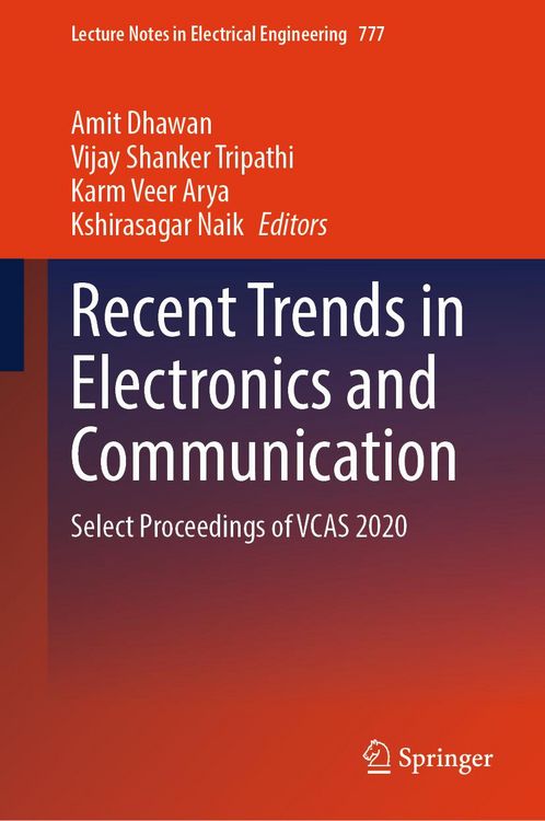 Produktbild: Recent Trends in Electronics and Communication