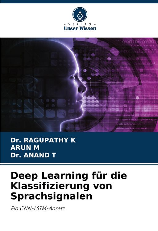 Produktbild: Deep Learning f&uuml;r die Klassifizierung von Sprachsignalen
