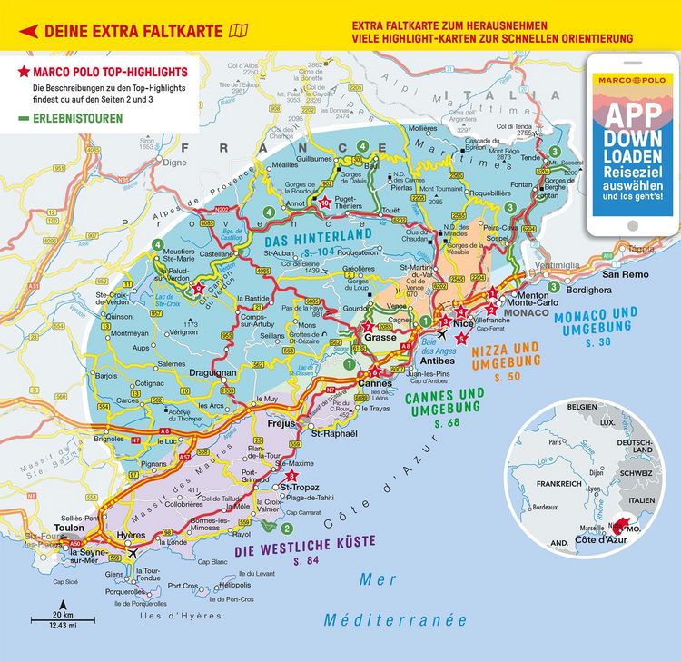 Produktbild: MARCO POLO Reisef&uuml;hrer C&ocirc;te d'Azur
