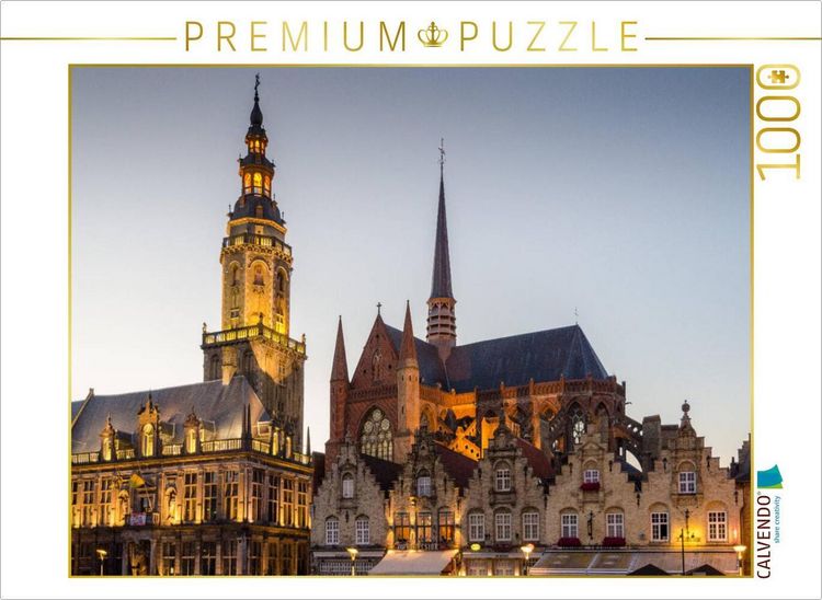 Produktbild: CALVENDO Puzzle Veurne | 1000 Teile Lege-Gr&ouml;&szlig;e 64x48cm Foto-Puzzle f&uuml;r gl&uuml;ckliche Stunden