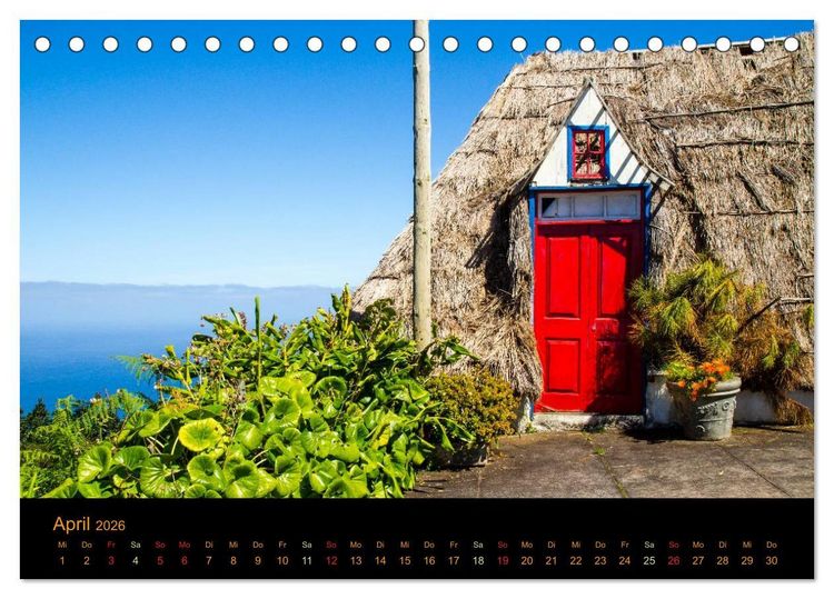Produktbild: Madeira Impressionen (Tischkalender 2026 DIN A5 quer), CALVENDO Monatskalender