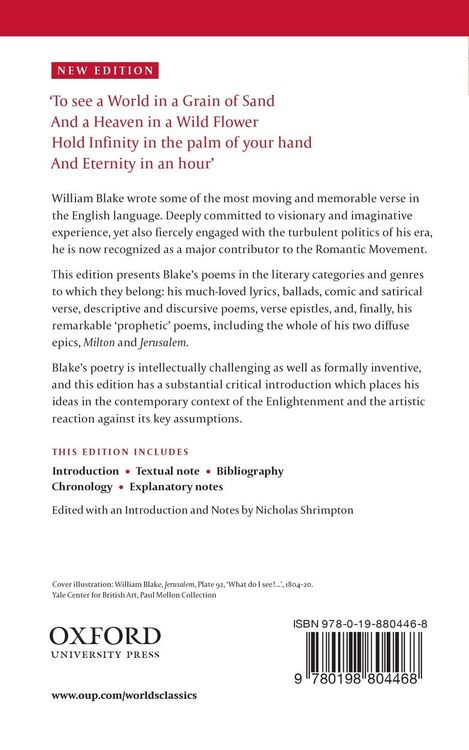 Produktbild: William Blake: Selected Poems