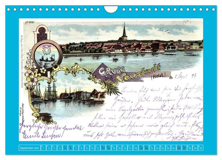 Produktbild: Gru&szlig; aus Neustadt in Holstein (Wandkalender 2026 DIN A4 quer), CALVENDO Monatskalender
