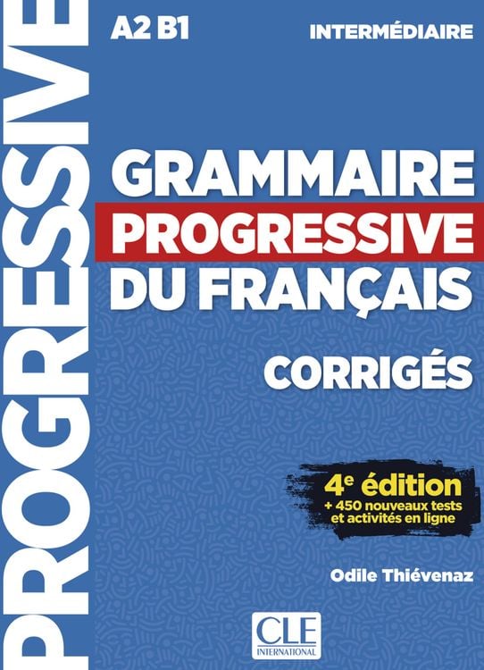 Produktbild: Grammaire progressive du fran&ccedil;ais, Niveau interm&eacute;diaire. L&ouml;sungsheft + Online