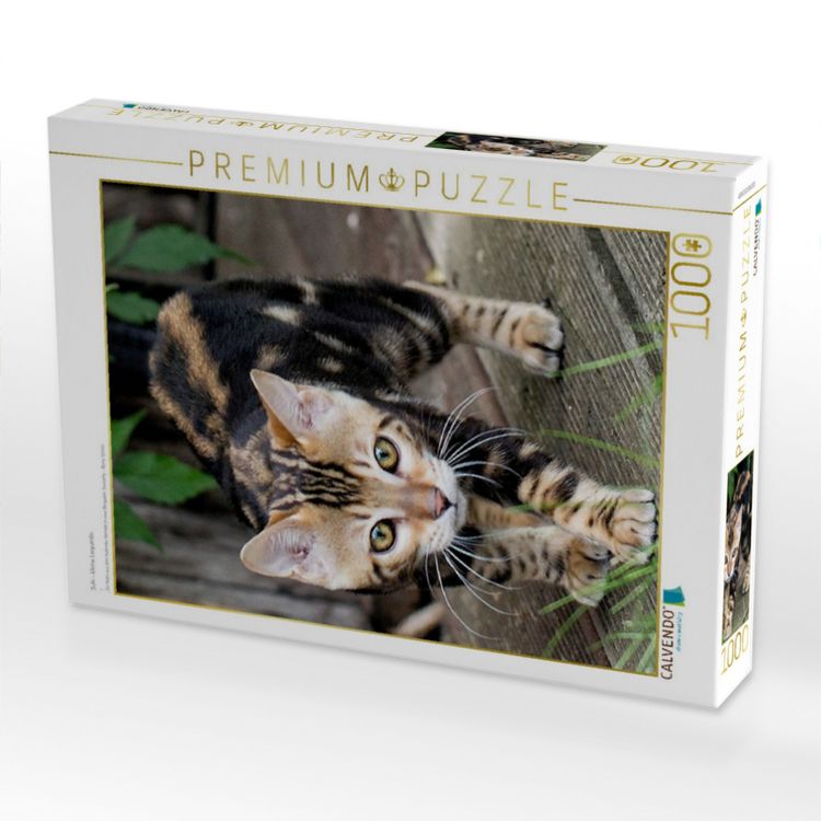 Produktbild: CALVENDO Puzzle Suki - kleine Leopardin | 1000 Teile Lege-Gr&ouml;&szlig;e 64x48cm Foto-Puzzle f&uuml;r gl&uuml;ckliche Stunden