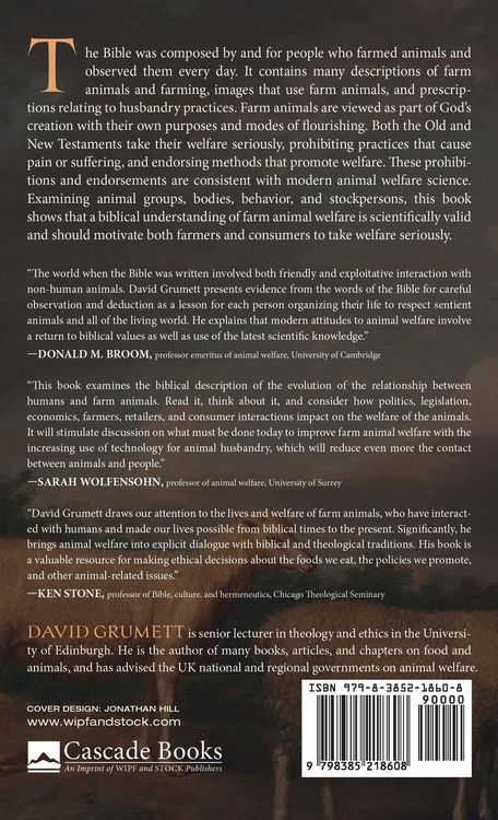 Produktbild: The Bible and Farm Animal Welfare