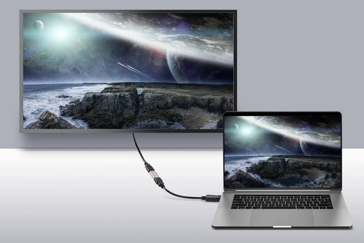 Produktbild: SpeaKa Professional SP-11301992 HDMI Adapter [1x HDMI-Buchse - 1x HDMI-Buchse] Grau UHD 8K @ 60 Hz, UHD 4K @ 120 Hz Aluminium-Stecker
