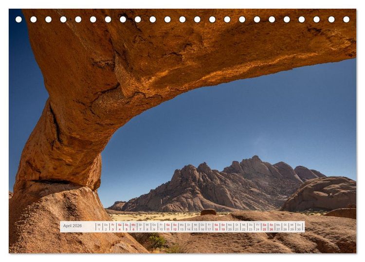Produktbild: Namibia &ndash; Farben des Lebens (Tischkalender 2026 DIN A5 quer), CALVENDO Monatskalender