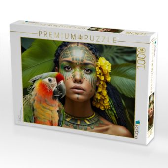 Produktbild: CALVENDO Puzzle Junge Frau | 1000 Teile Lege-Gr&ouml;&szlig;e 64x48cm Foto-Puzzle f&uuml;r gl&uuml;ckliche Stunden